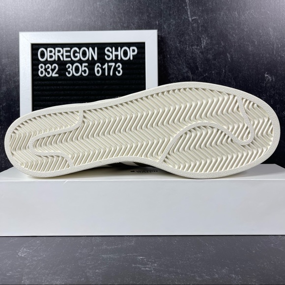 ADIDAS SUPERSTAR BANDANA OFF WHITE FOCUS ORANGE MENS SHOES SIZE 8 GREEN NEW - Picture 4 of 10